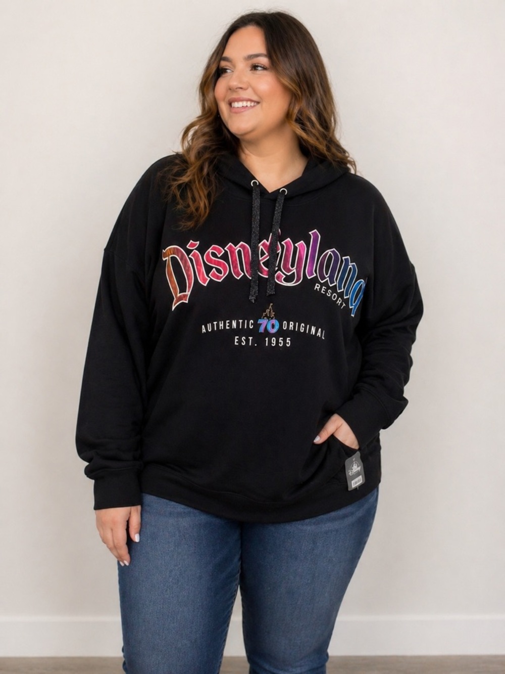 Disneyland 70th Anniversary Commemorative Oversized Hoodie. Size 3X